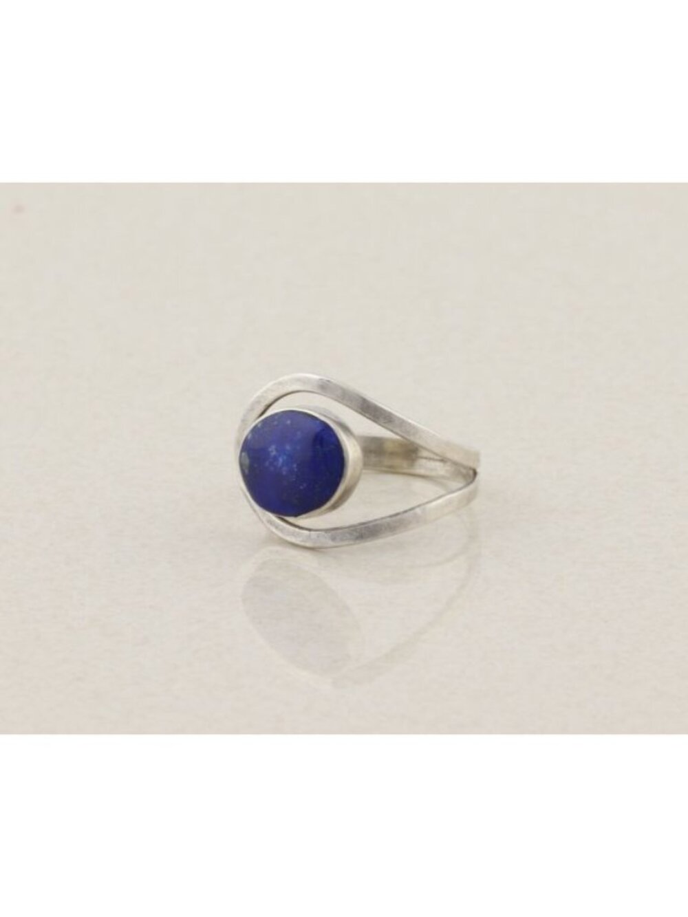 Sterling Silver Lapis Lazuli Ring Size 9 1/2 - Picture 5 of 6